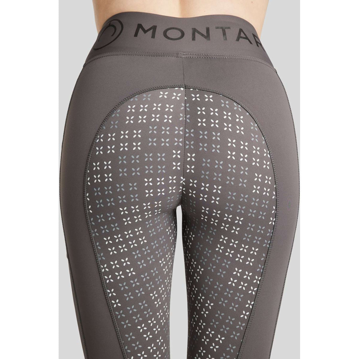 Montar Reitleggings Selena Pull On Full Grip Grau