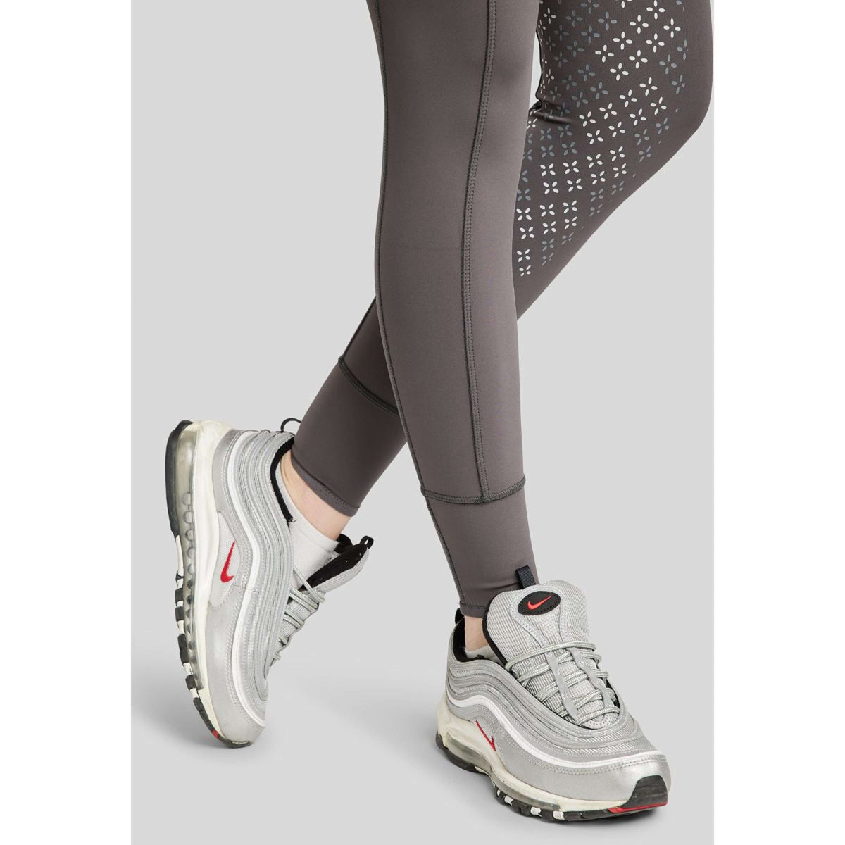Montar Reitleggings Selena Pull On Full Grip Grau