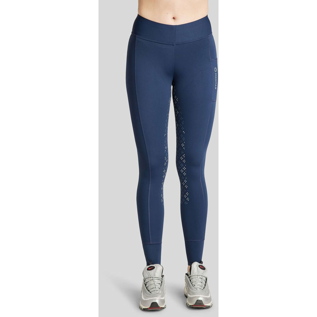 Montar Reitleggings Selena Pull On FullGrip Navy