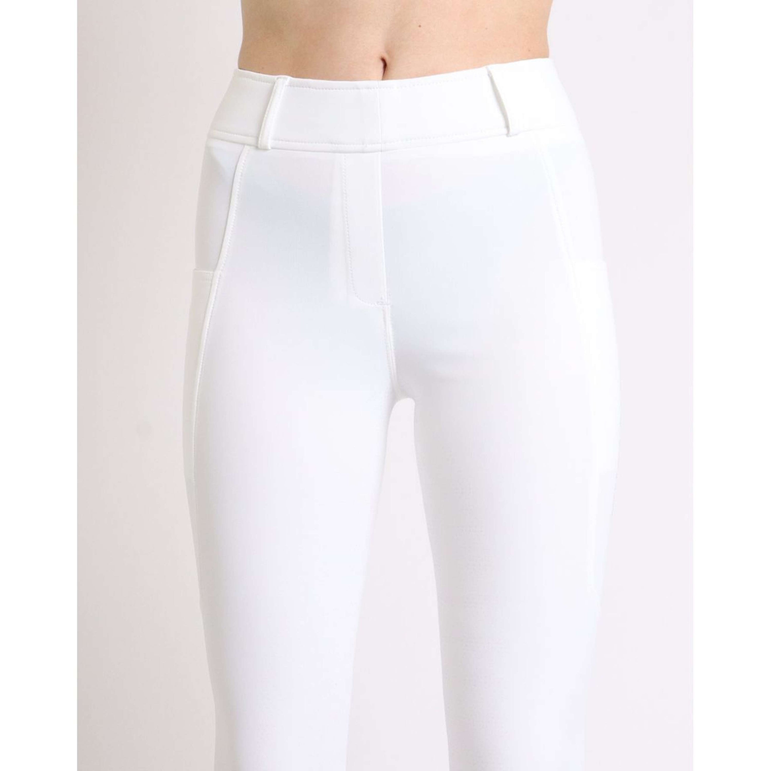 Montar Reitleggings MoAviana Crystal Full Grip Weiß