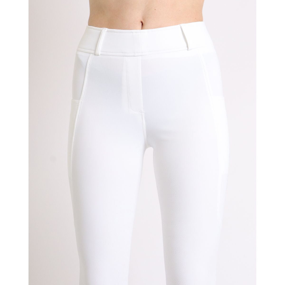 Montar Reitleggings MoAviana Crystal Full Grip Weiß