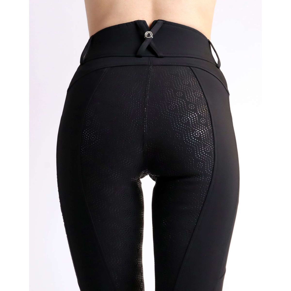 Montar Reitleggings MoAviana Crystal Full Grip Schwarz