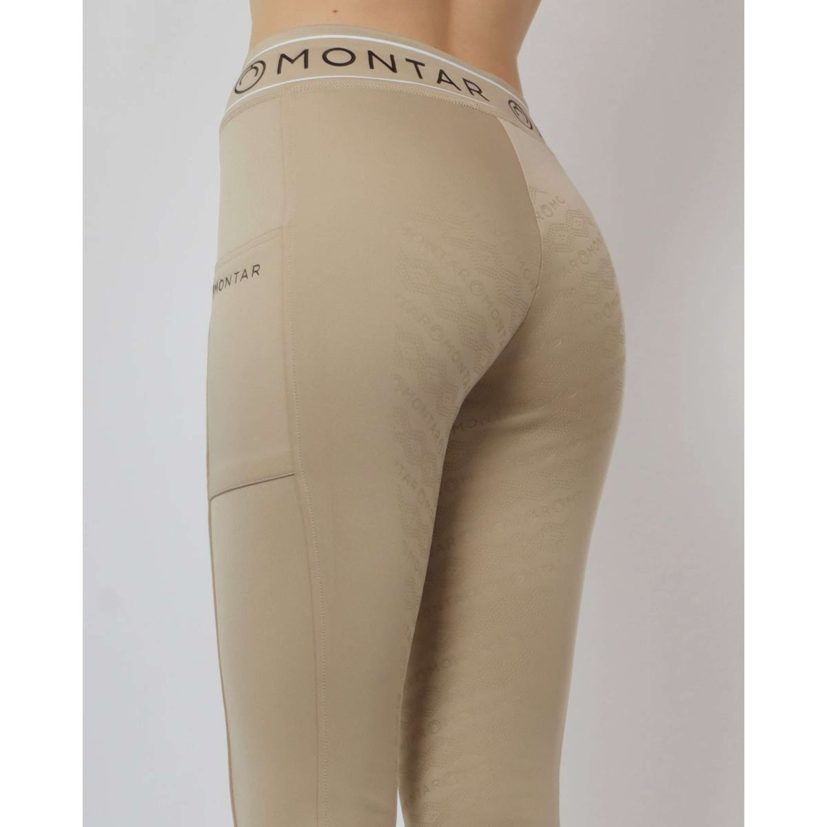 Montar Reitleggings MoMellani Viv Full Grip Beige