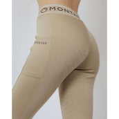 Montar Reitleggings MoMellani Viv Full Grip Beige