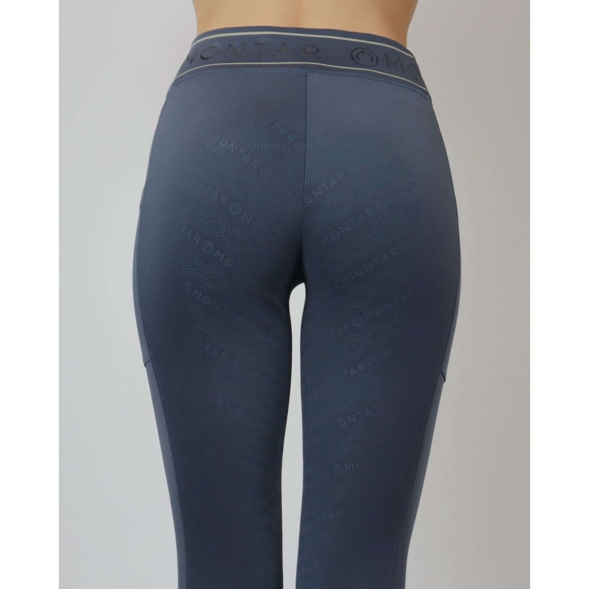 Montar Reitleggings MoMellani Viv Full Grip Dove Blue