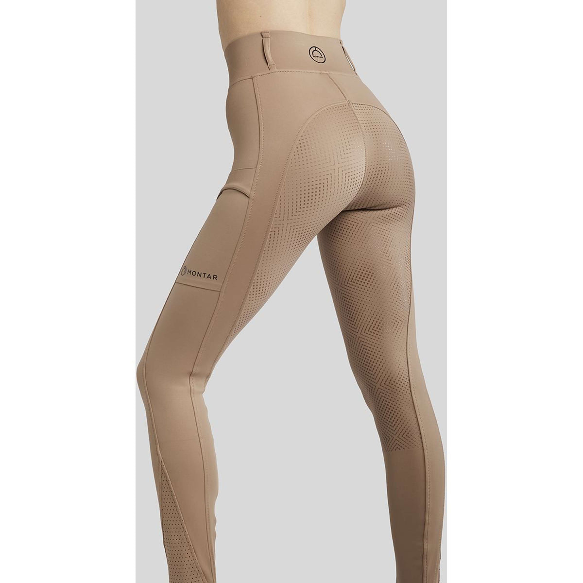 Montar Reitleggings MoZoe Compression Full Grip Latte