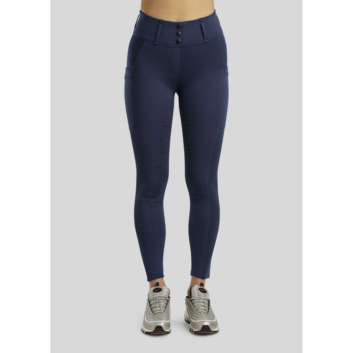 Montar Reitleggings MoErina Winter Full Grip Dark Navy