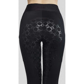 Montar Reitleggings MoChain Deco Full Grip Schwarz