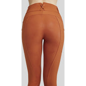 Montar Reitleggings Mirella Rosegold Crystals Full Grip Bronze