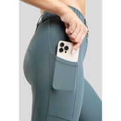 Montar Reithose MoZuna Gun Metal Crystals Kniegriff Dark Slate