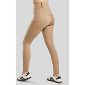 Montar Reitleggings MoElaine Lasercut Logo Full Grip Latte