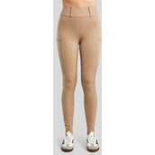 Montar Reitleggings MoElaine Lasercut Logo Full Grip Latte