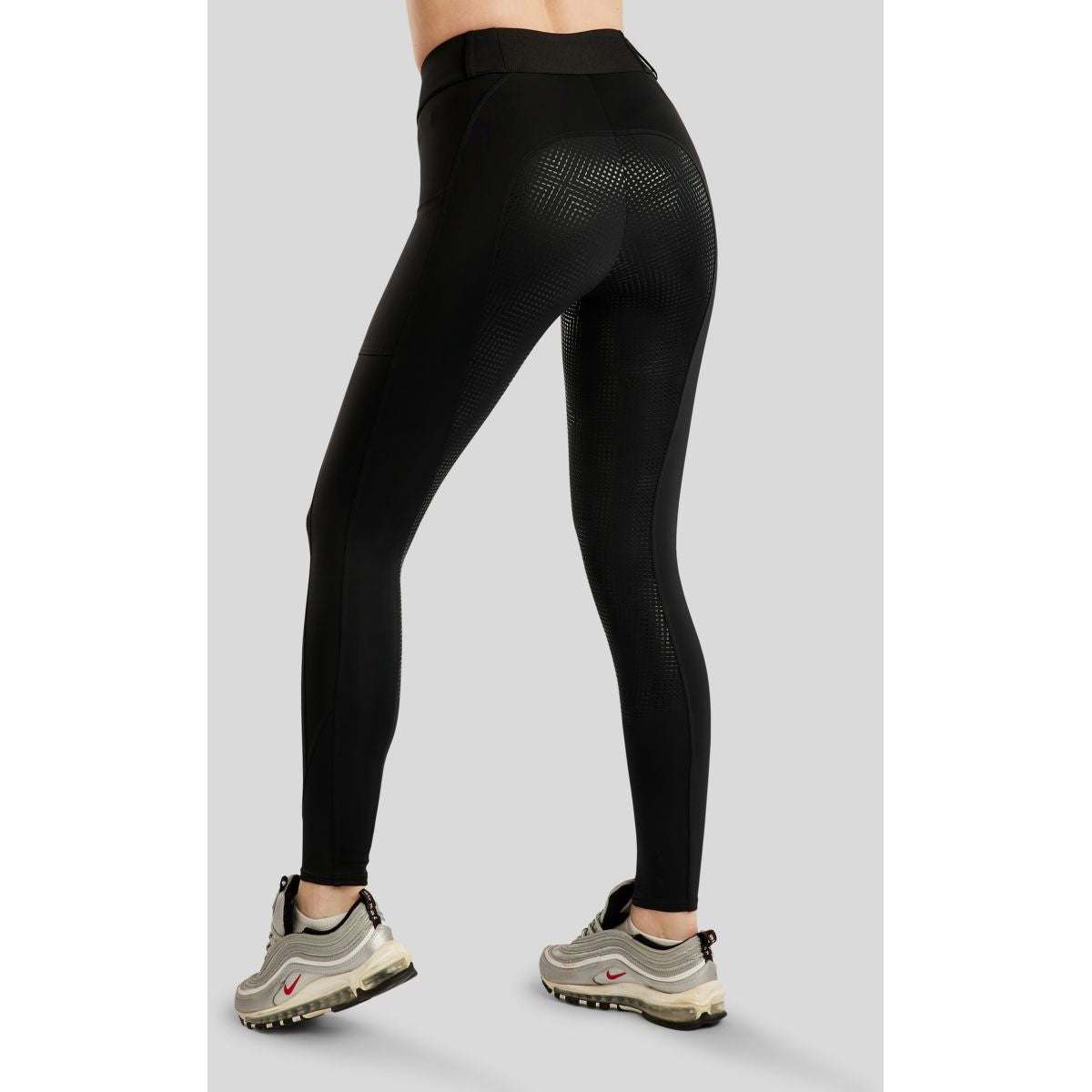 Montar Reitleggings MoZike Refined Full Grip Schwarz