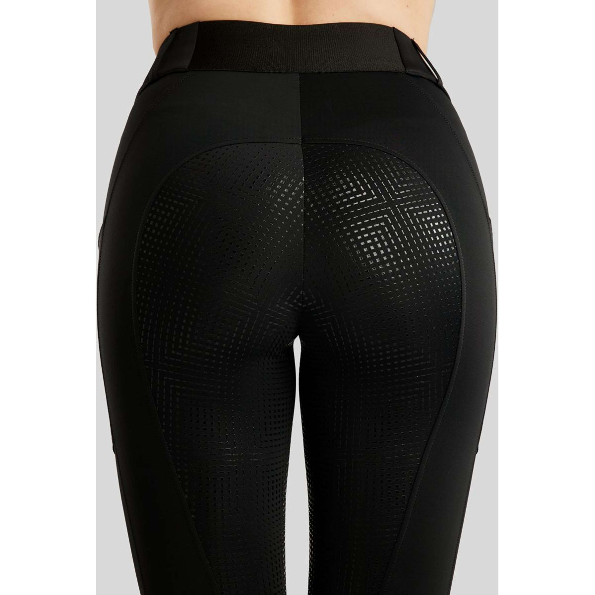 Montar Reitleggings MoZike Refined Full Grip Schwarz