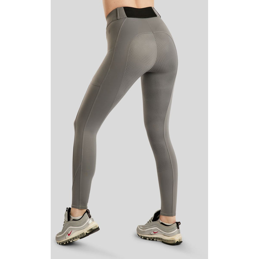 Montar Reitleggings MoZike Refined Full Grip Grau Montar Reitleggings MoZike Refined Full Grip Grau