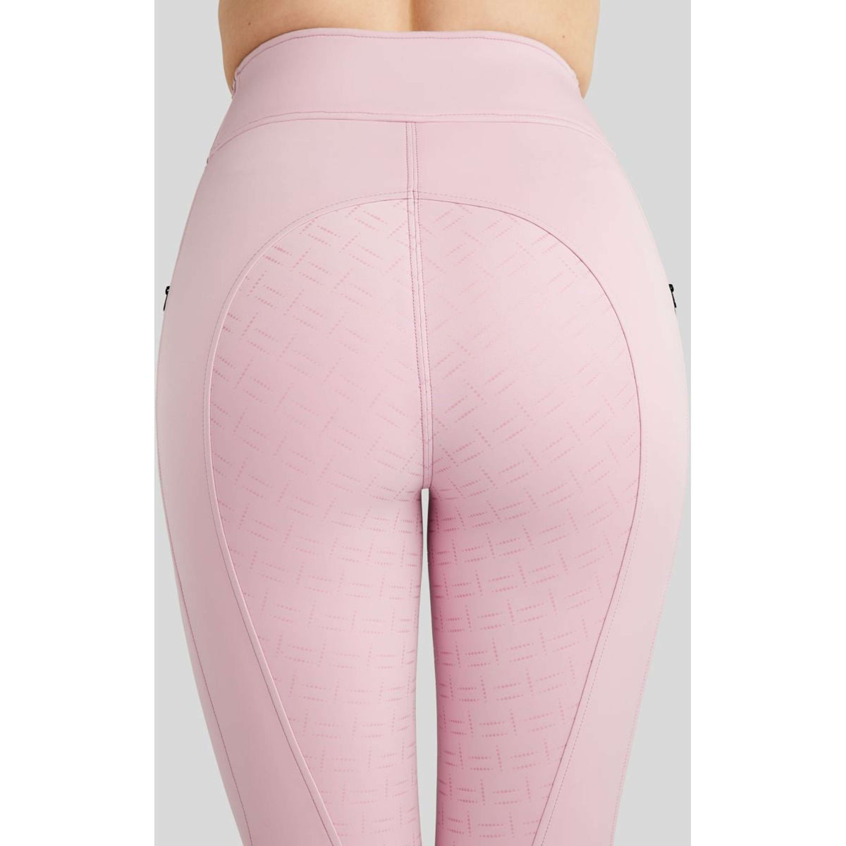 Montar Reitleggings MoPearl Pintuck Full Grip Candy Pink
