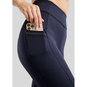 Montar Reitleggings MoPearl Pintuck Full Grip Navy