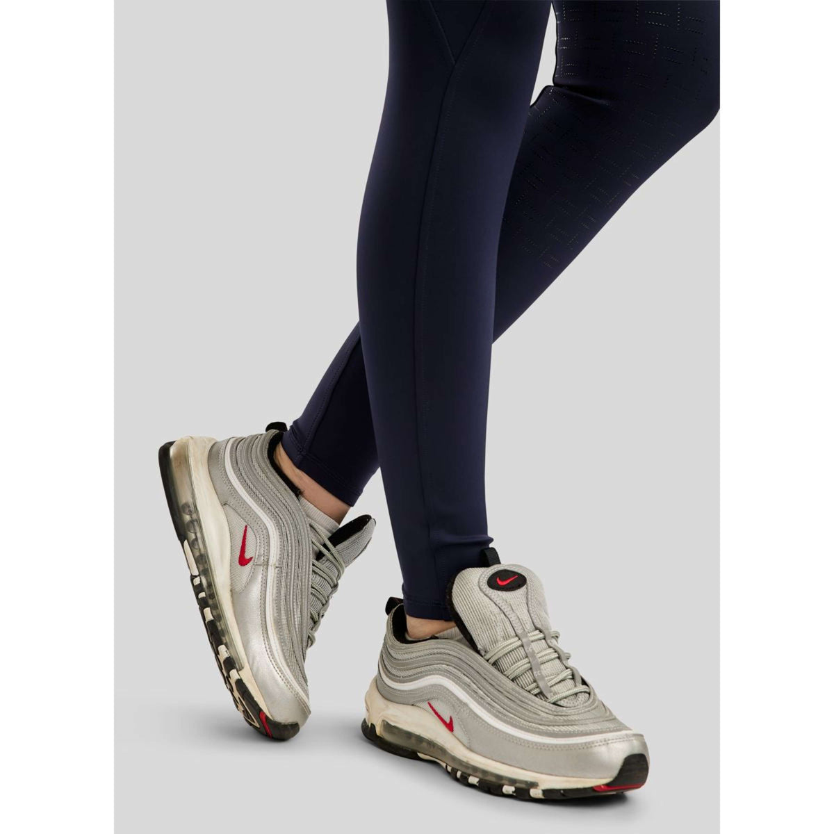 Montar Reitleggings MoPearl Pintuck Full Grip Navy