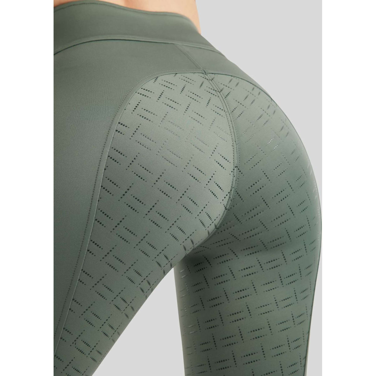 Montar Reitleggings MoPearl Pintuck Full Grip Jade