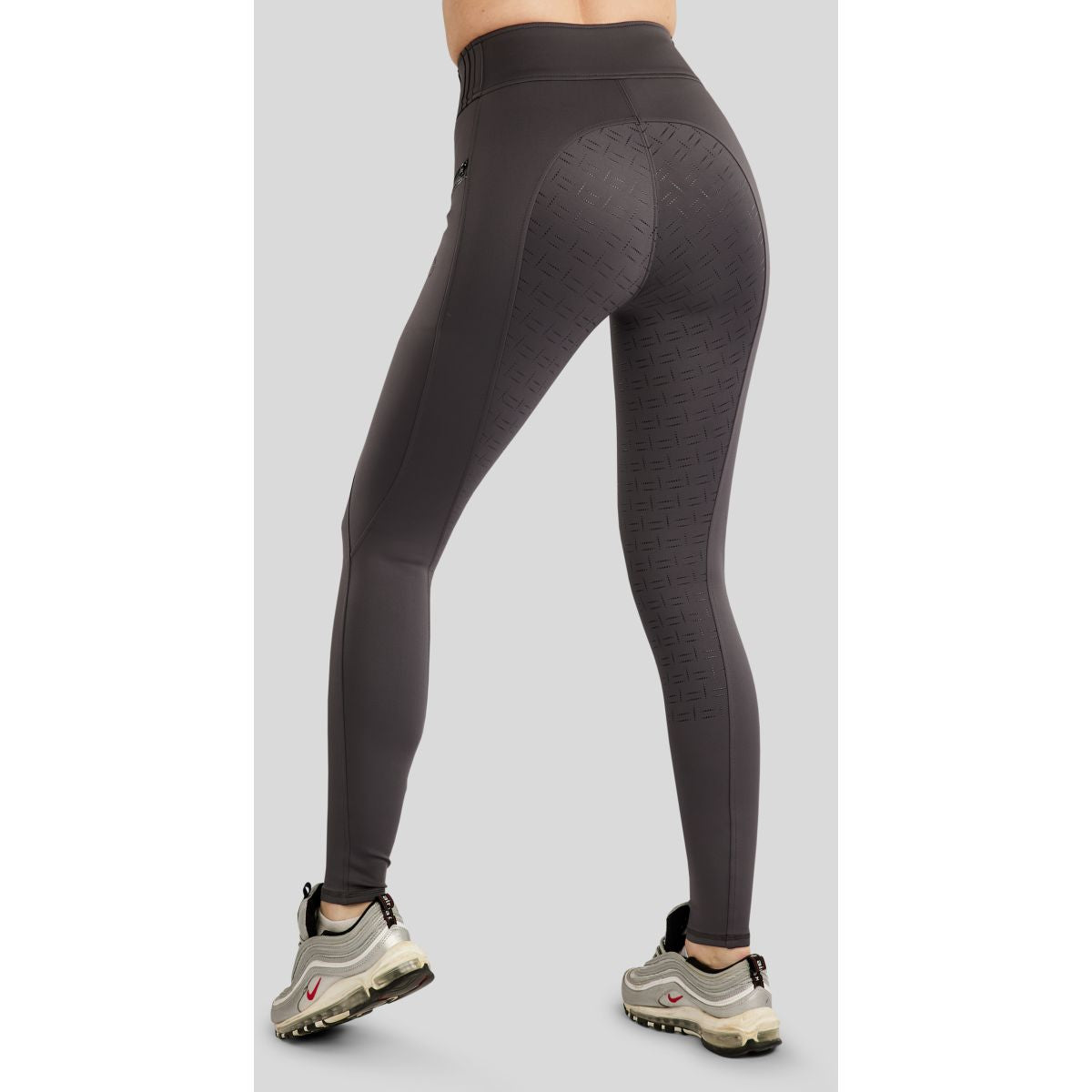 Montar Reitleggings MoPearl Pintuck Full Grip Slate Grey