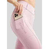 Montar Reitleggings MoLila Champagne Crystals Full Grip Candy Pink
