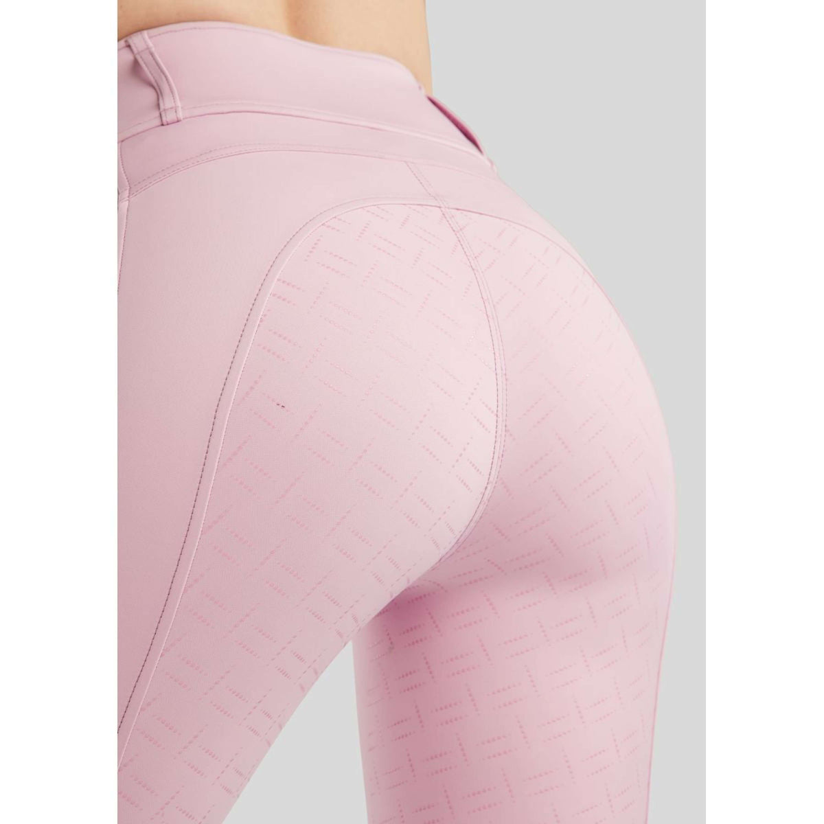Montar Reitleggings MoLila Champagne Crystals Full Grip Candy Pink