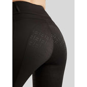 Montar Reitleggings MoLila Champagne Crystals Full Grip Schwarz