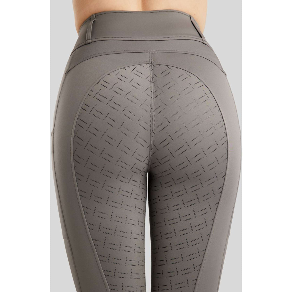 Montar Reitleggings MoLila Champagne Crystals Full Grip Grau