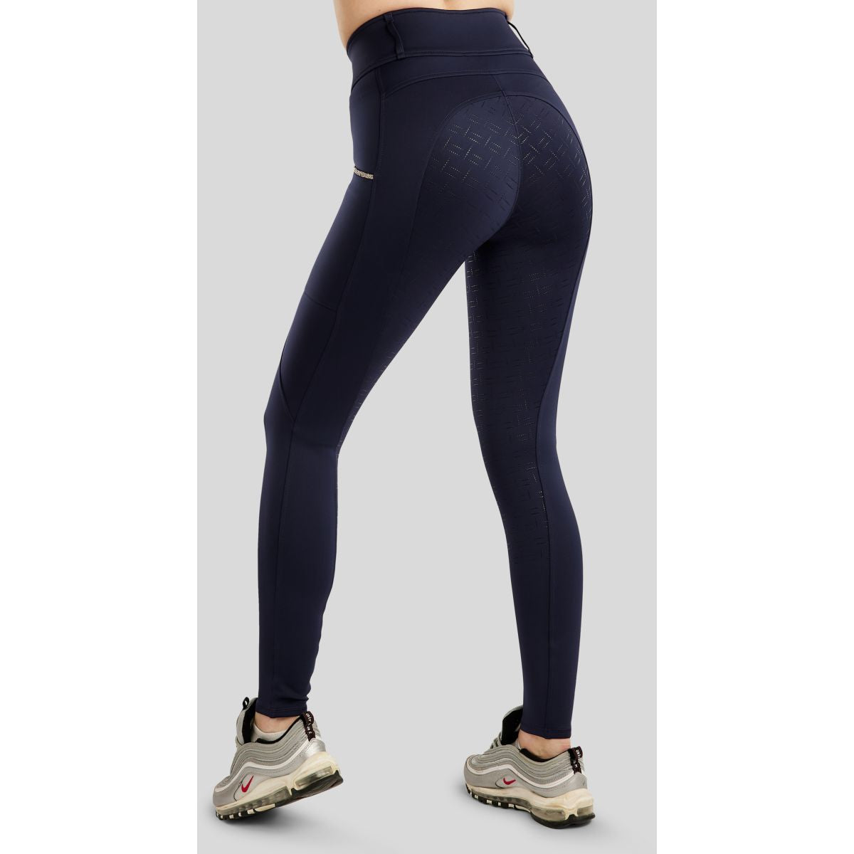 Montar Reitleggings MoLila Champagne Crystals Full Grip Navy