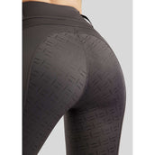 Montar Reitleggings MoLila Champagne Crystals Full Grip Slate Grey