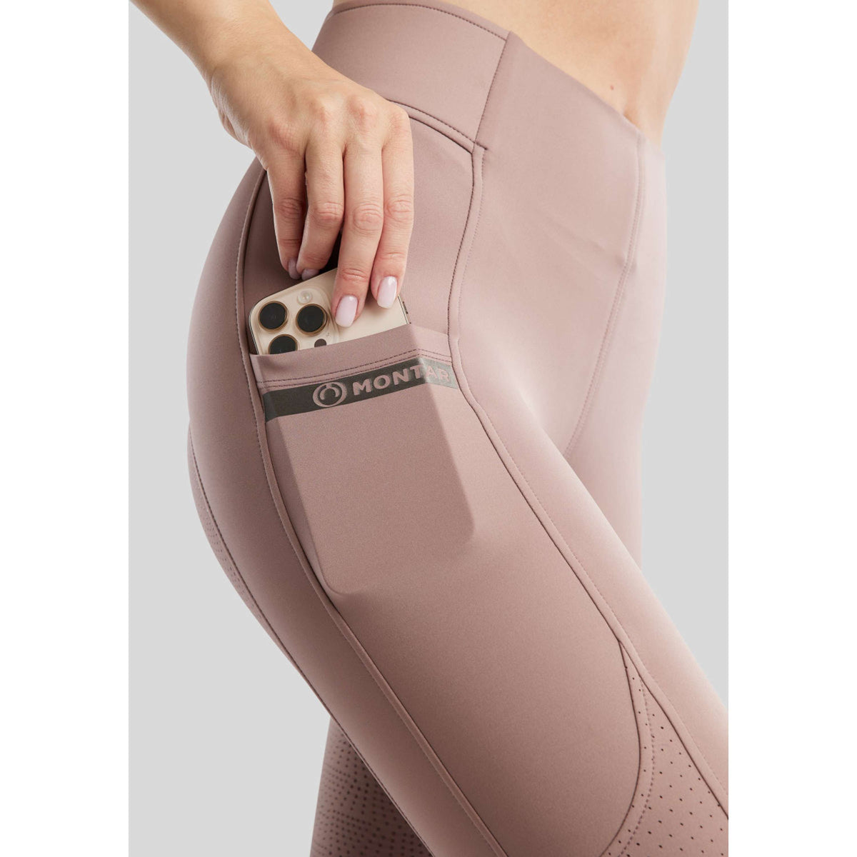 Montar Reitleggings MoTilley Full Grip Blush