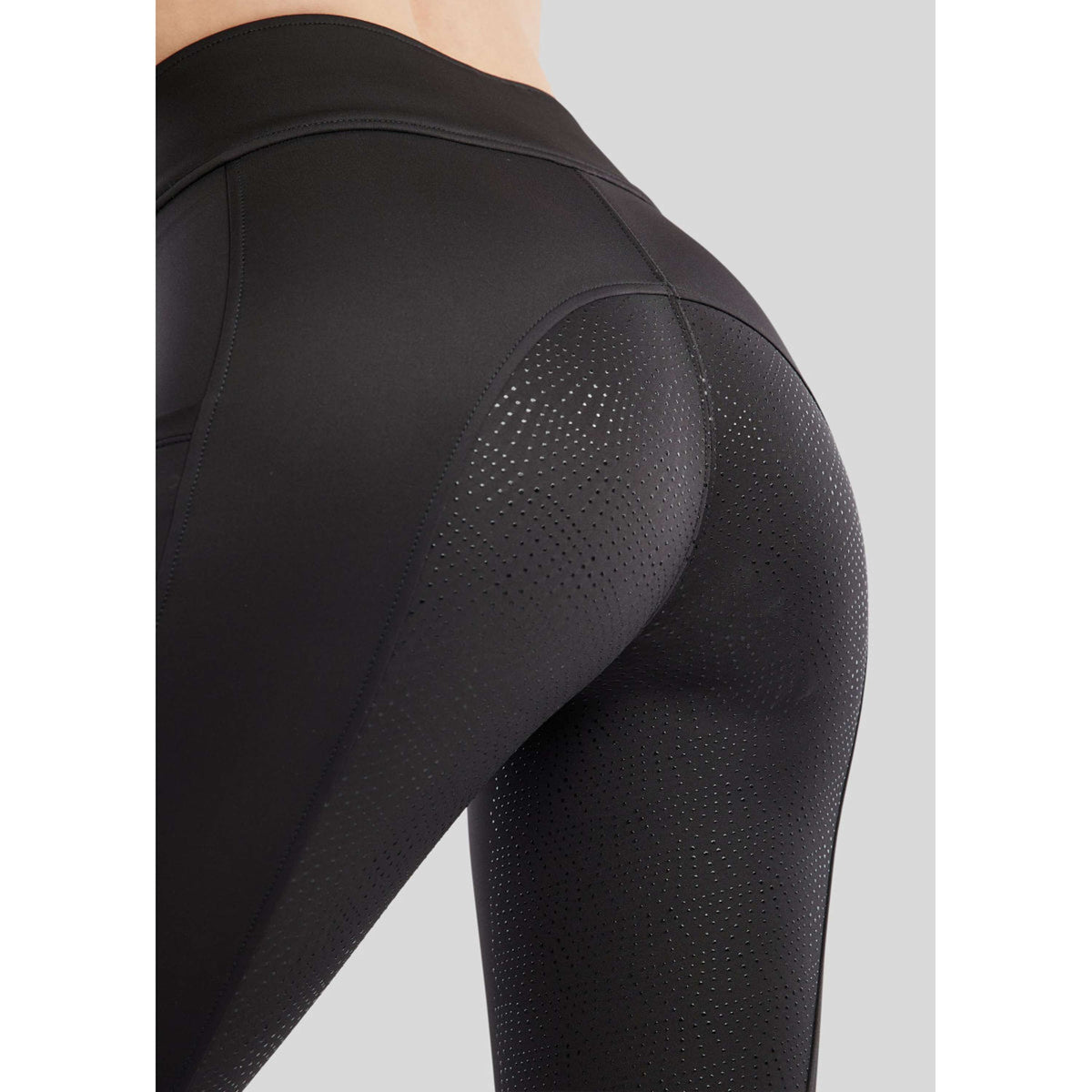 Montar Reitleggings MoTilley Full Grip Schwarz