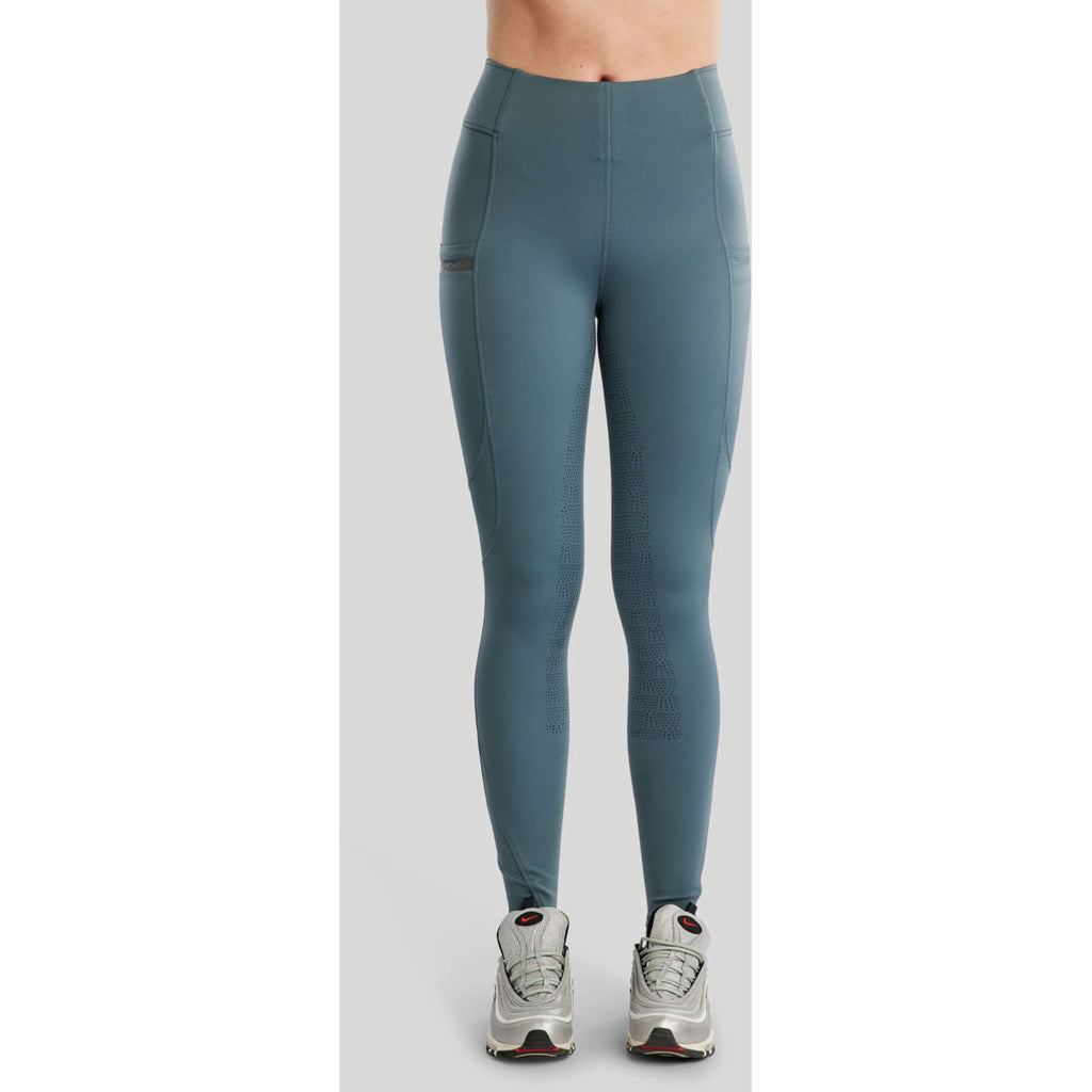 Montar Reitleggings MoTilley Full Grip Dark Slate
