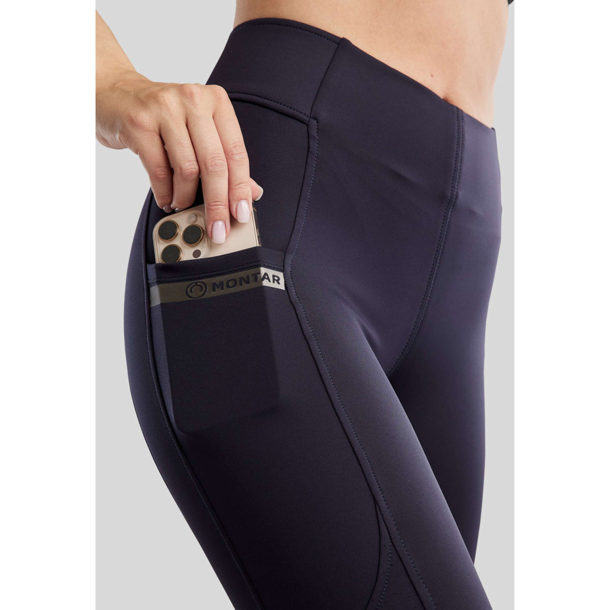 Montar Reitleggings MoTilley Full Grip Navy