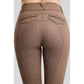 Montar Reithose MoVeronica Golden Quartz Full Grip Nougat Brown
