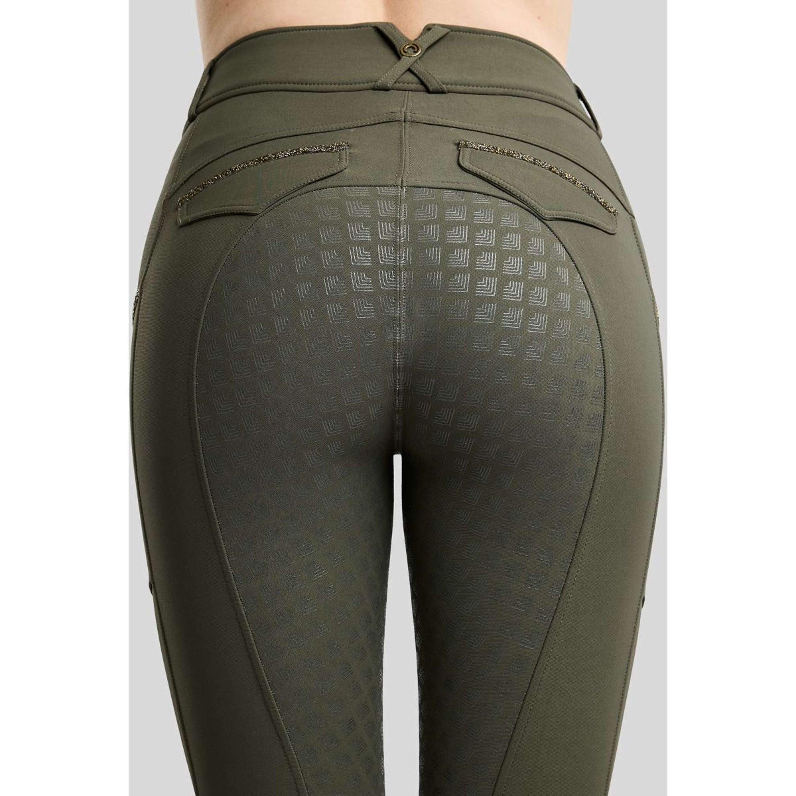 Montar Reithose MoVeronica Golden Quartz Full Grip Forest Green Montar Reithose MoVeronica Golden Quartz Full Grip Forest Green