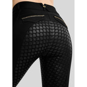 Montar Reithose MoVeronica Golden Quartz Full Grip Schwarz