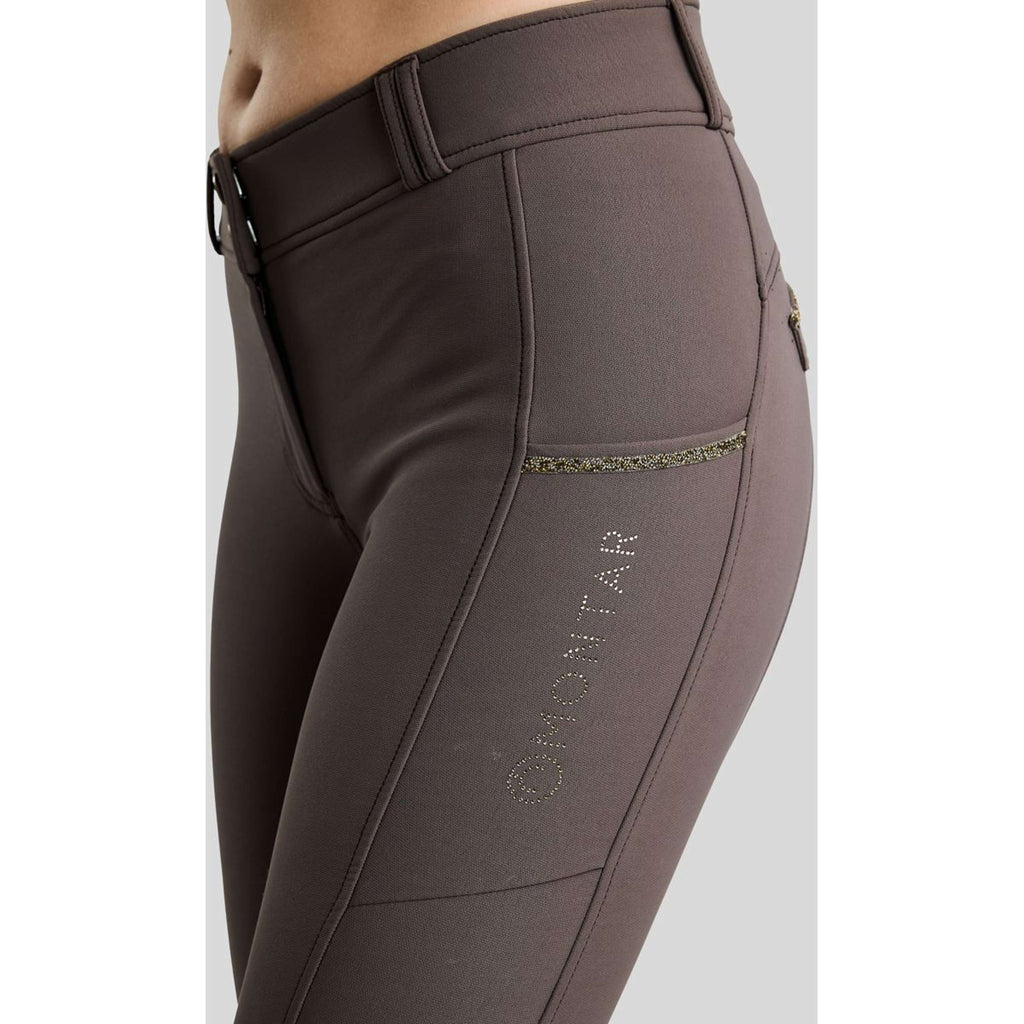 Montar Reithose MoVeronica Golden Quartz Full Grip Black Peony