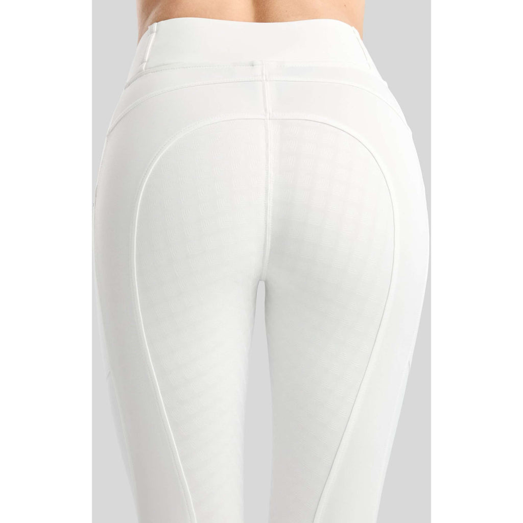 Montar Thermo-Reitleggings MoVeronica Golden Quartz Full Grip Weiß