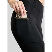 Montar Thermo-Reitleggings MoVeronica Golden Quartz Full Grip Schwarz