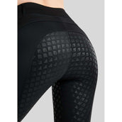 Montar Thermo-Reitleggings MoVeronica Golden Quartz Full Grip Schwarz