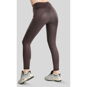 Montar Thermo-Reitleggings MoVeronica Golden Quartz Full Grip Black Peony