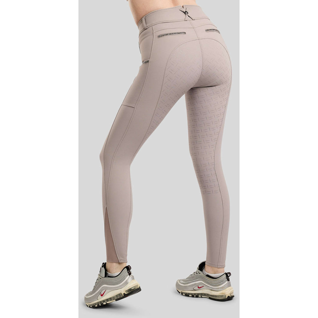 Montar Reithose MoMaisy Full Grip Pearl Grey