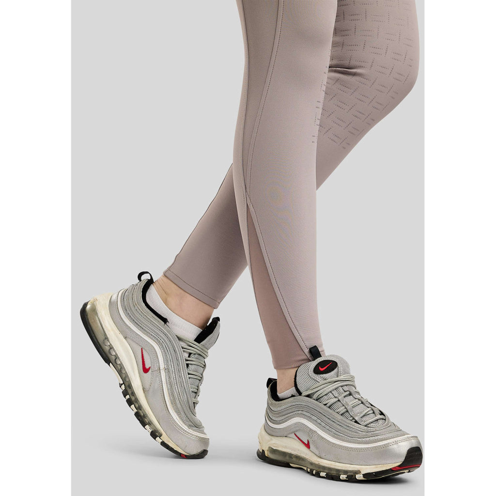 Montar Reithose MoMaisy Full Grip Pearl Grey