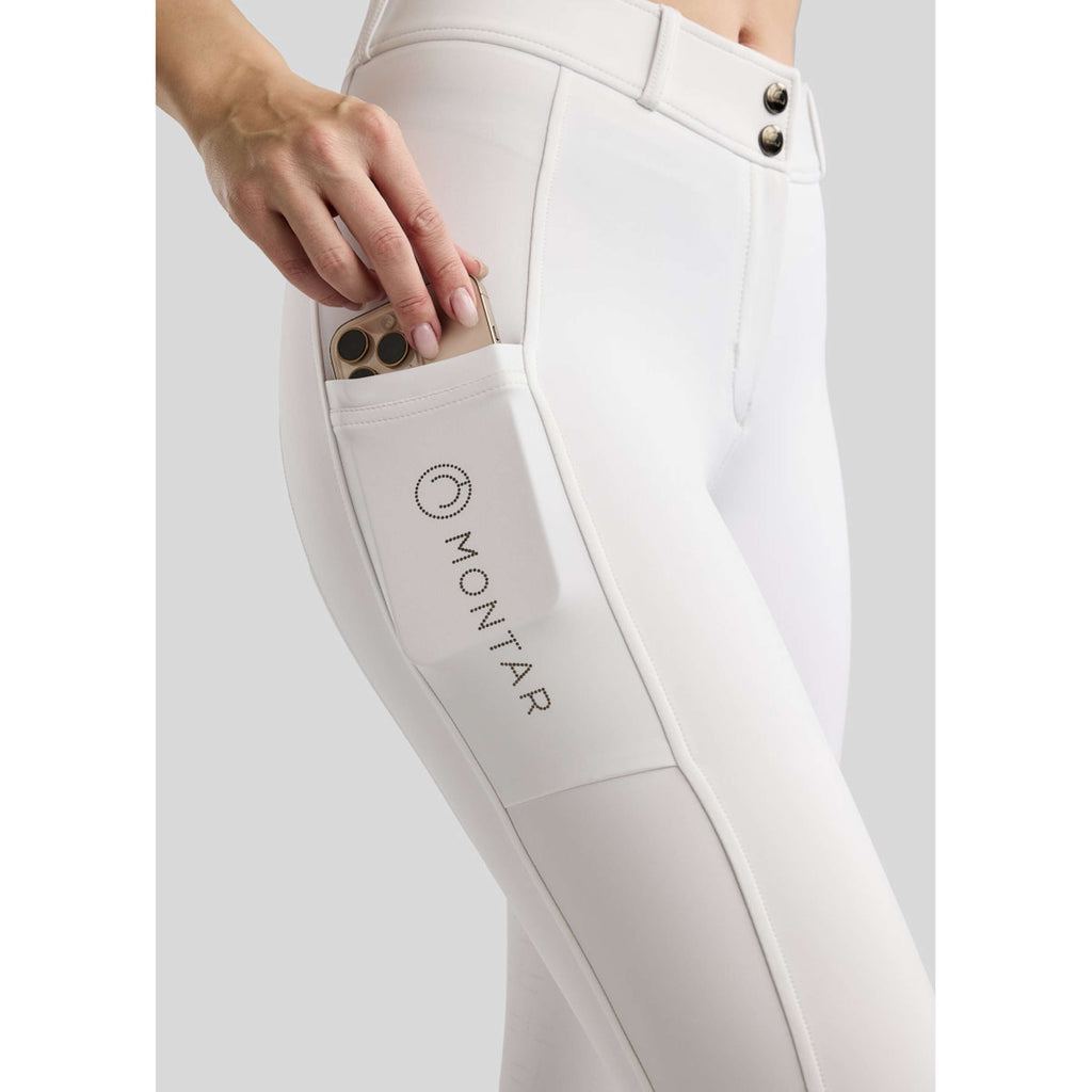 Montar Reithose MoFair Full Grip Weiß