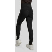 Montar Reitleggings MoRosie Crystals Junior Full Grip Schwarz