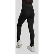 Montar Reitleggings MoRosie Crystals Junior Full Grip Schwarz