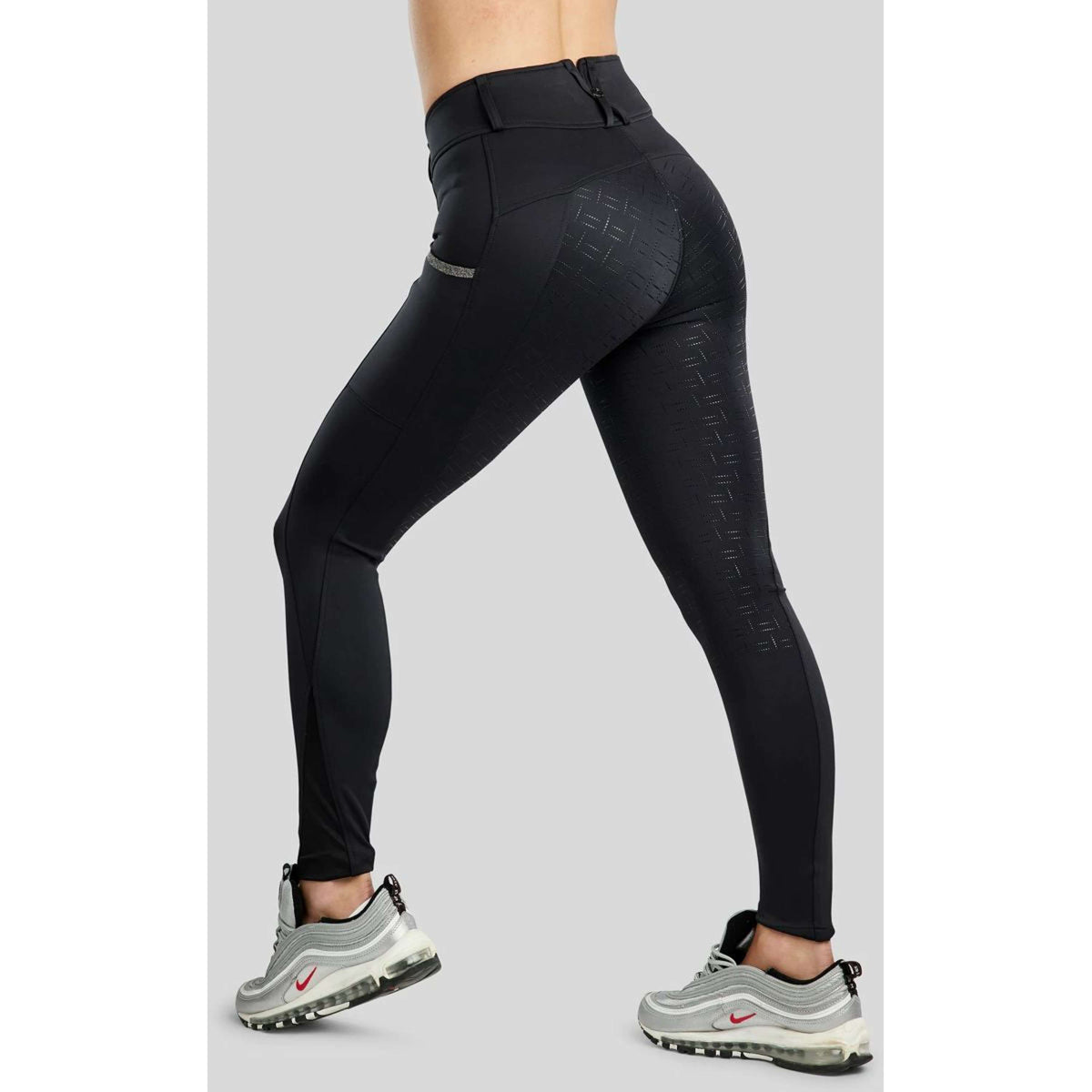 Montar Reitleggings MoGloria Full Grip Schwarz