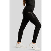 Montar Reitleggings MoLila Champagne Crystals Junior Schwarz