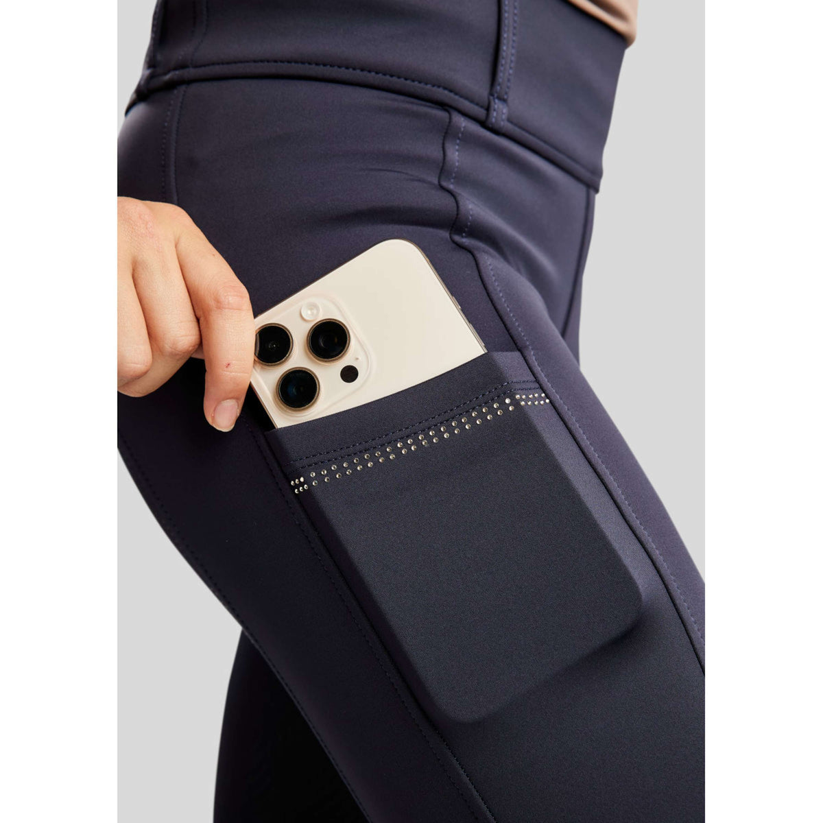 Montar Reitleggings MOEverlisa Kids Full Grip Navy